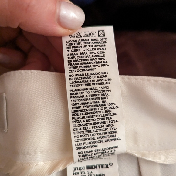 ❗ 3 for 20$❗Zara white trousers - Picture 5 of 6